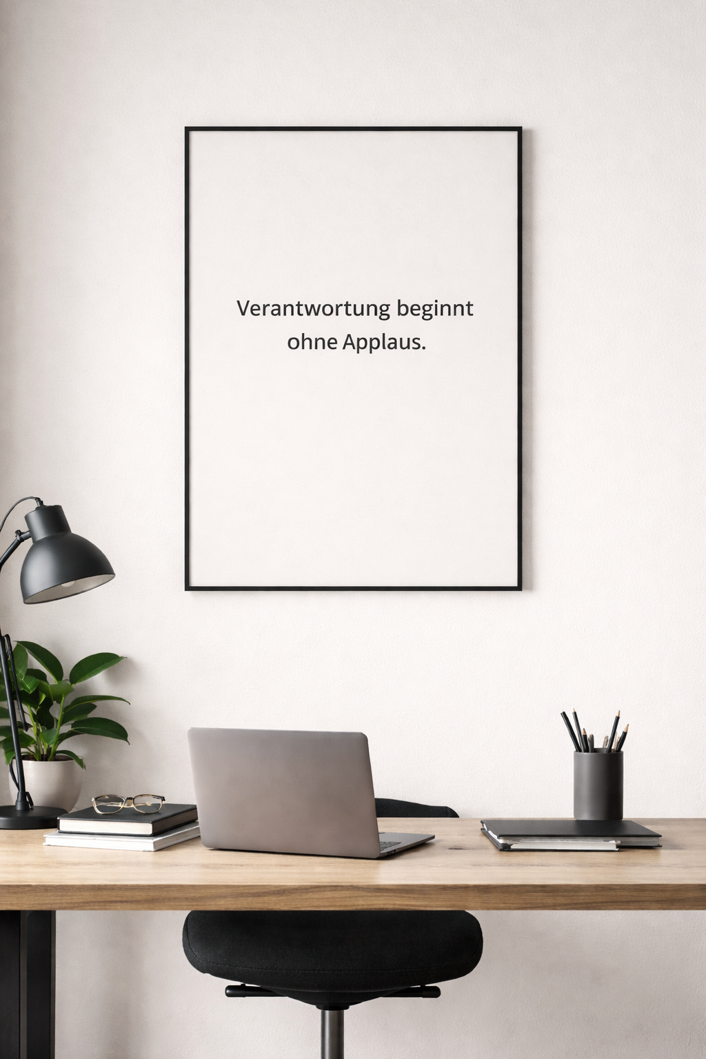 Verantwortung beginnt ohne Applaus